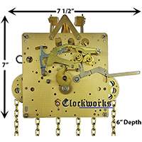 The 451-050 Hermle Clock Movement